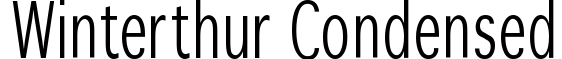 Winterthur Condensed