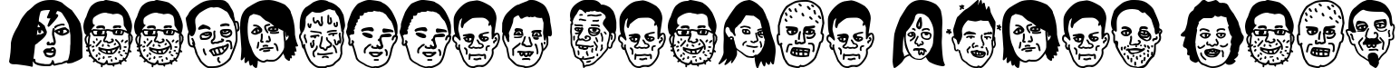 Woodcutter People Faces Vol3