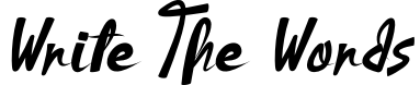 Write The Words