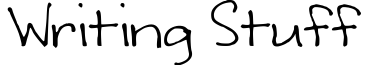 Writing Stuff