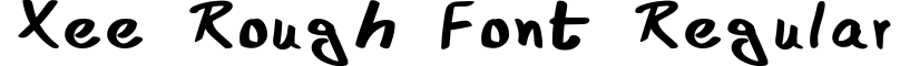 Xee Rough Font Regular