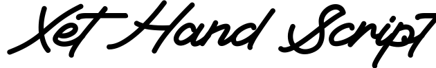 Xet-hand Script
