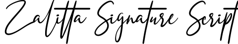 Zalitta Signature Script