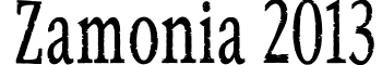 Zamonia 2013