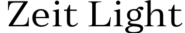 Zeit Light