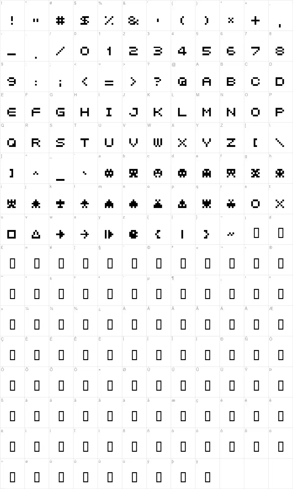 04b_21font character map