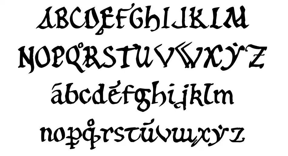 12 th c. Abbey font by John H. Schmidt | FontRiver