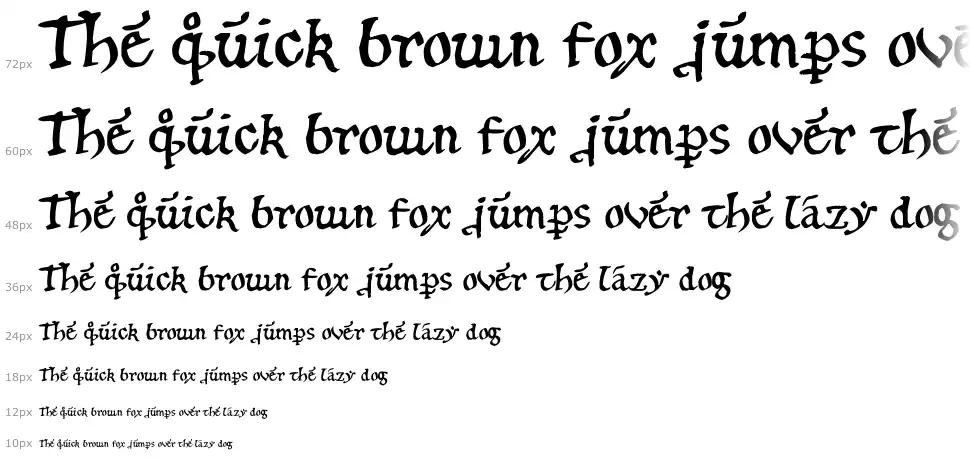 12 th c. Abbey font by John H. Schmidt | FontRiver