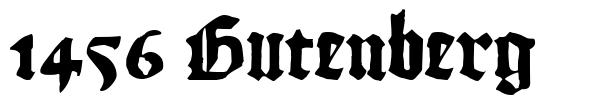 1456 Gutenberg font