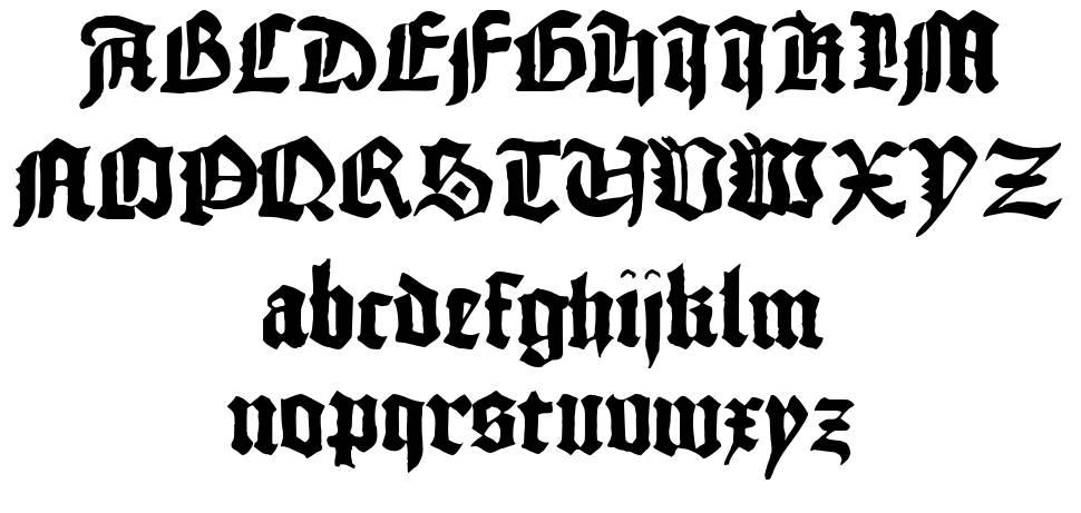 1456 Gutenberg font Örnekler
