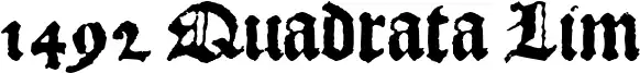 1492 Quadrata Lim