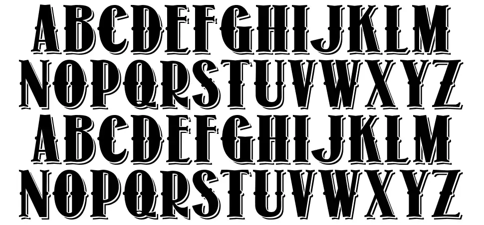 1873 Winchester font by Tom Kolter FontRiver