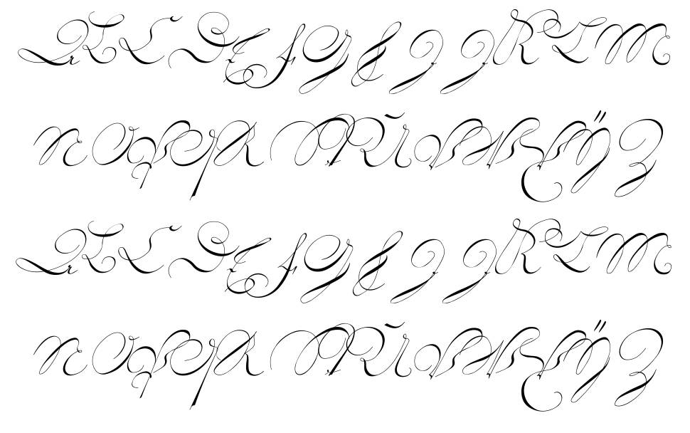 18th Century Kurrent font