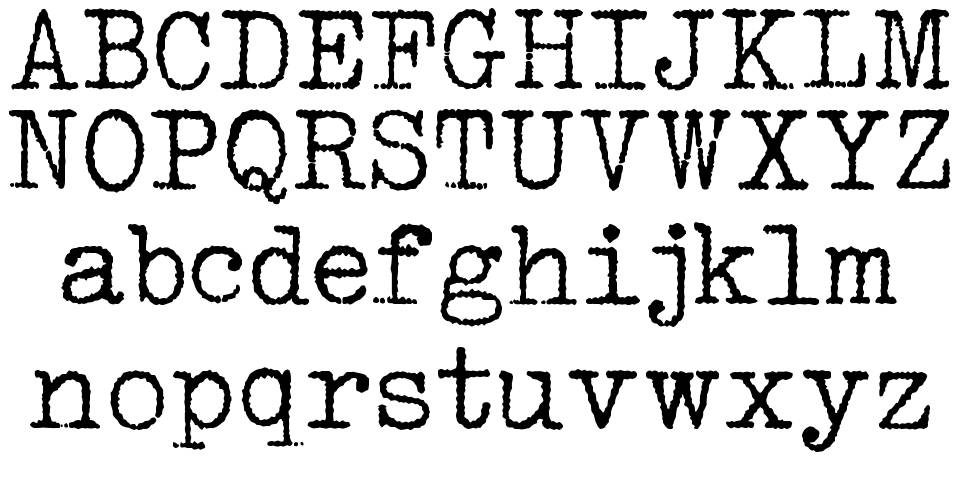 1952 Rheinmetall フォント 標本