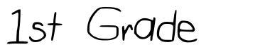 1st Grade шрифт