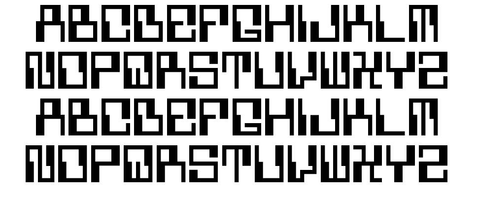 5 Computerized font Örnekler