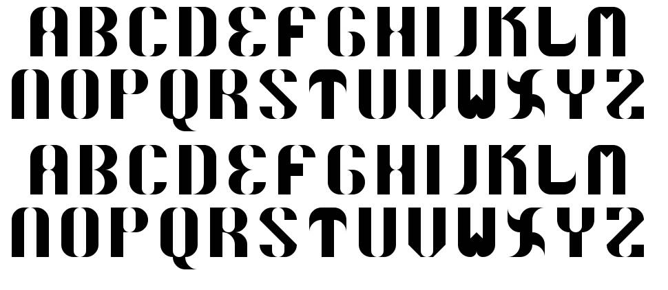 5 Curvo font Örnekler