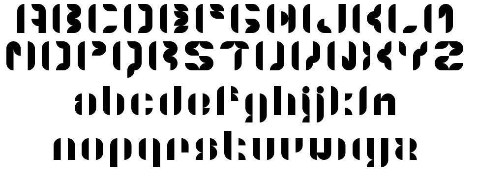 5 Structonix 字形 标本