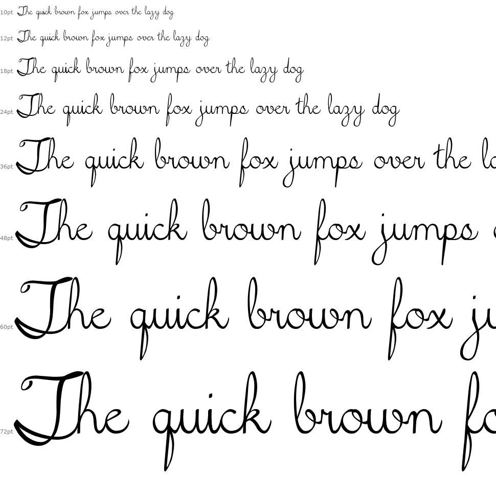 5th Grade Cursive font Şelale