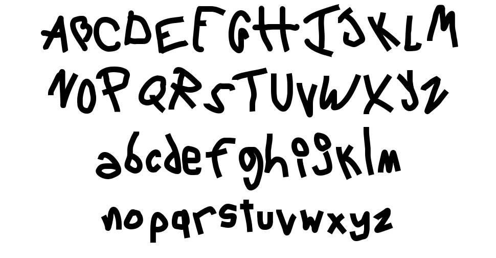 6 Script font specimens