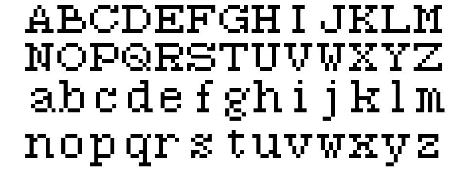 7:12 Serif font specimens