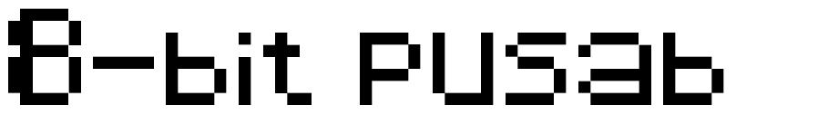 8-bit pusab 字形