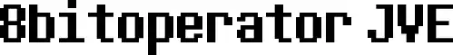 8bitoperator JVE font