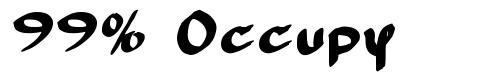99% Occupy шрифт