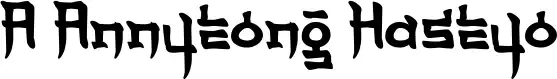 A Annyeong Haseyo