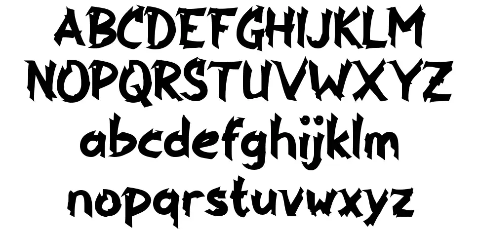 A Api Nyala font specimens