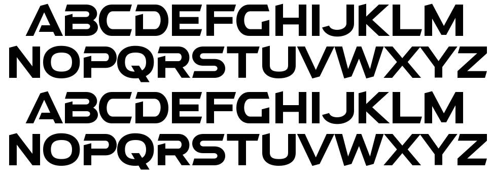 A Atmospheric font
