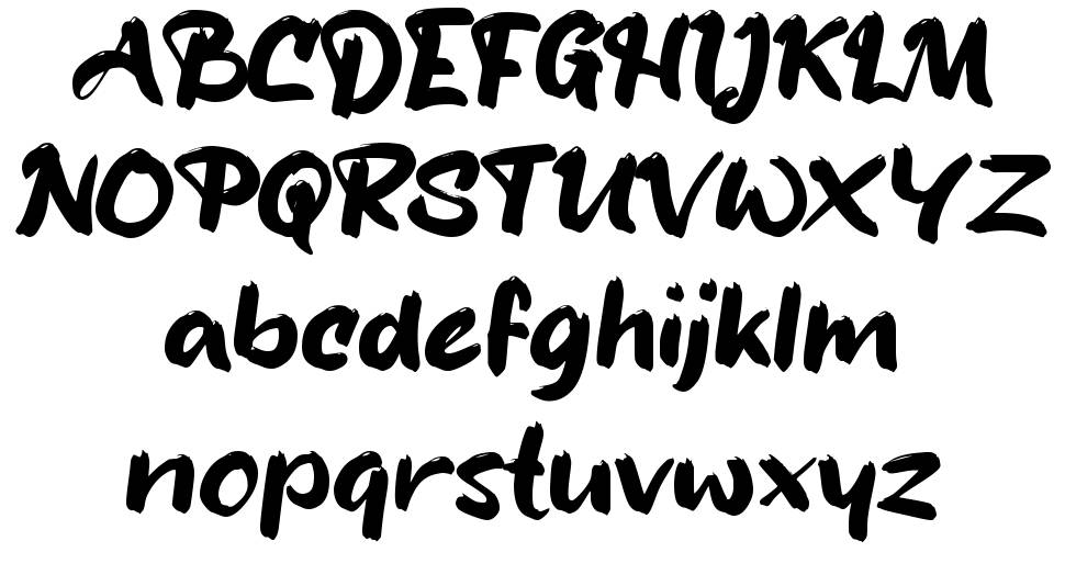 A Atos font specimens