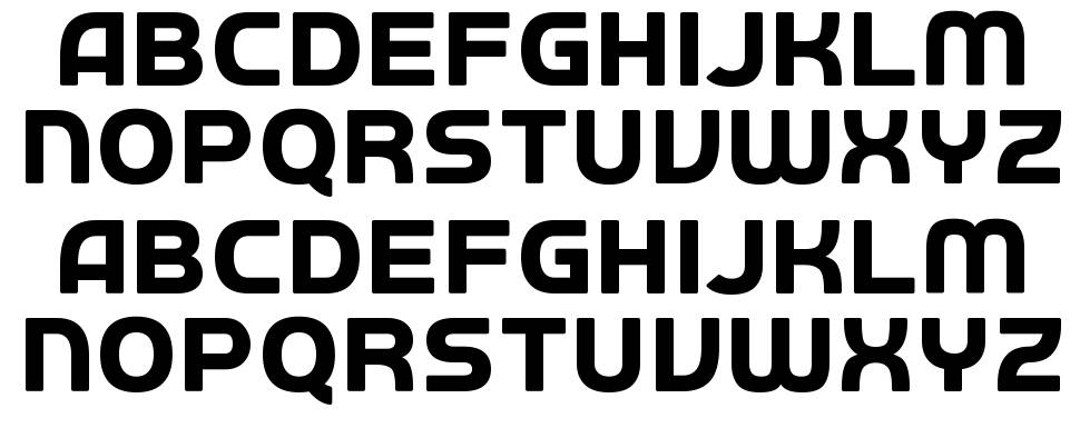 a Autobus Omnibus font Örnekler