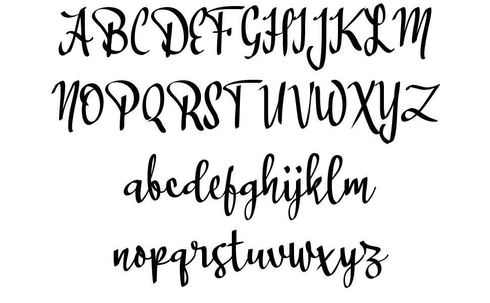 A Awanipun font specimens