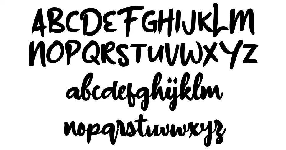 A Buster Downfont specimens