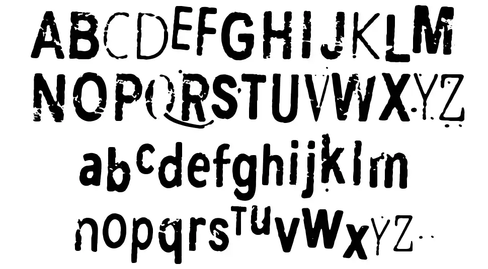 A Good Day To Die schriftart