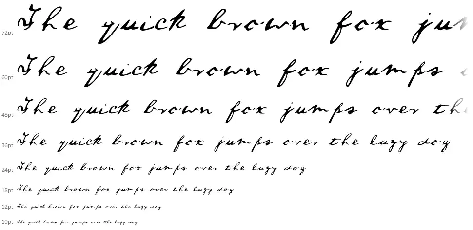 A Lincoln Fontfont waterfall