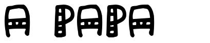 A Papa 字形