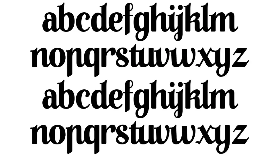A Pompadour font by Ana FontRiver