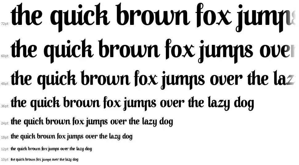 A Pompadour font by Ana FontRiver