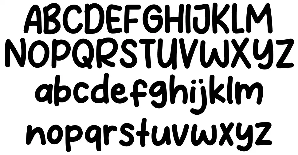 Abalone Smile font specimens