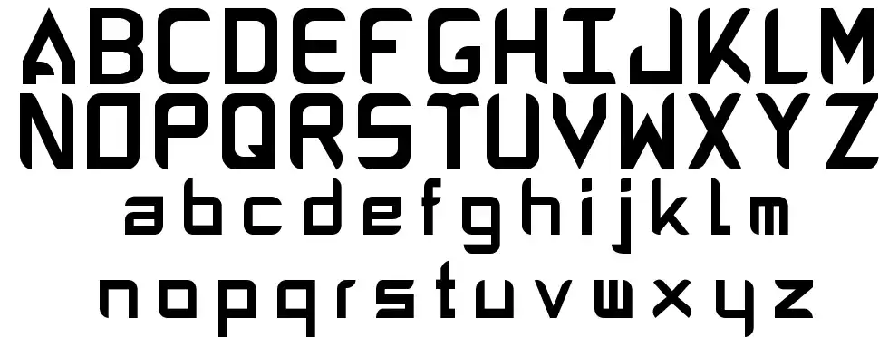 Abandon Alphabeta schriftart