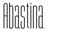 Abastina font