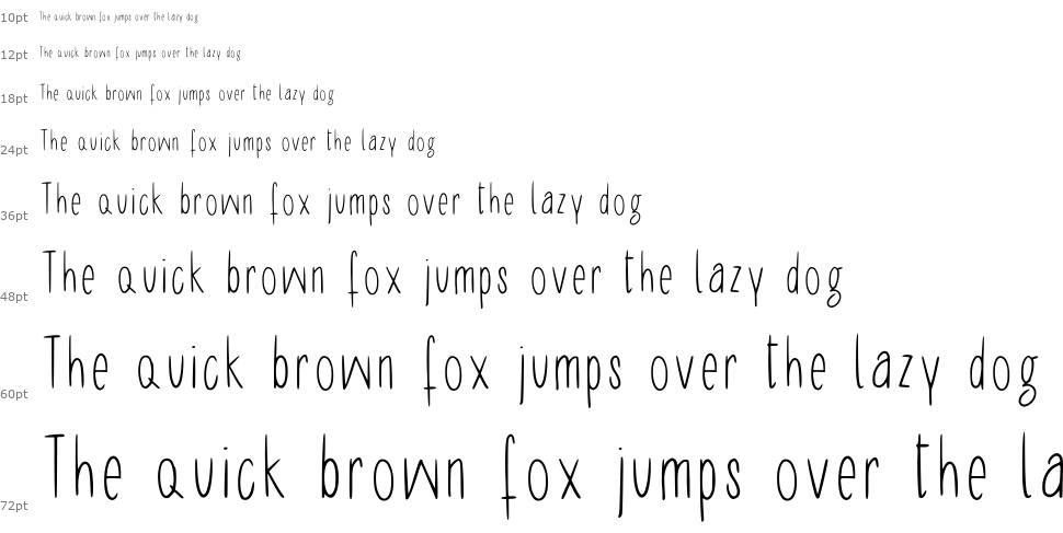 Abcl font Waterfall