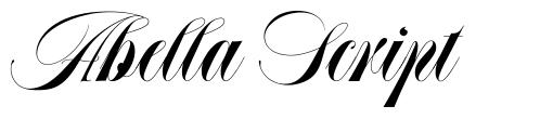 Abella Script font