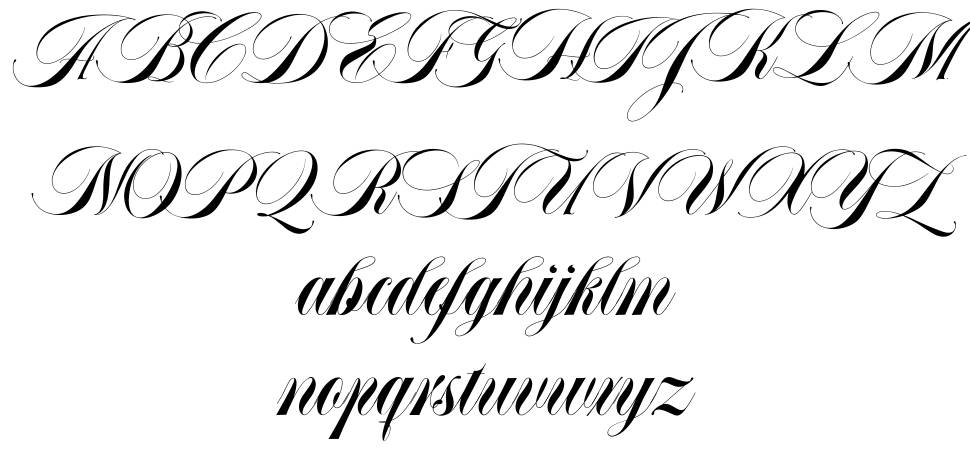 Abella Script font Örnekler