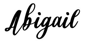 Abigail font