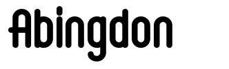 Abingdon шрифт