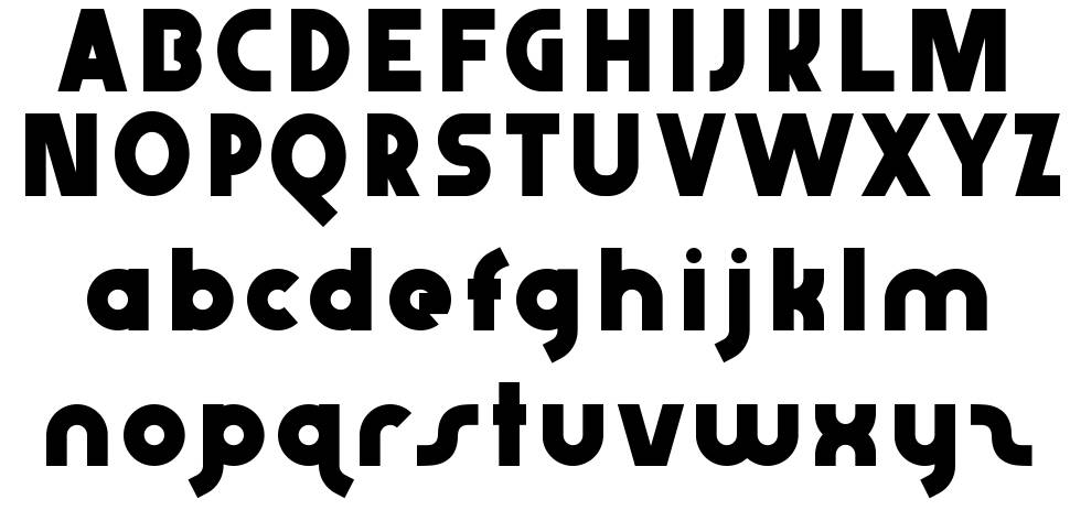 Abraxeous font Örnekler