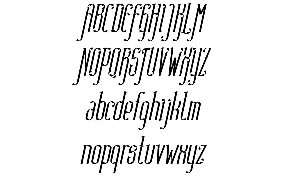 Absinthe FT font Örnekler